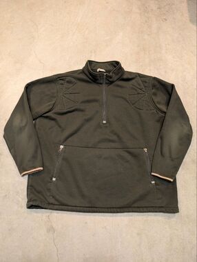 VTg Filson Olive Green Quarter-Zip Pullover Sweater Men's XXXL